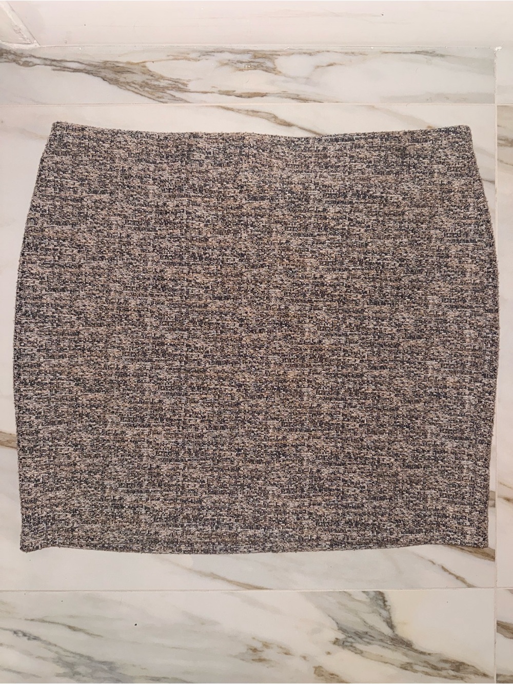 Express Gray Tweed Pencil Skirt